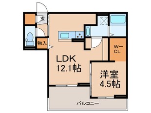 仮）ルミナス空港東の物件間取画像